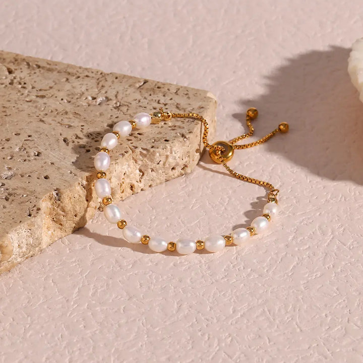 Saskia - Vintage Natural Pearl Bracelet