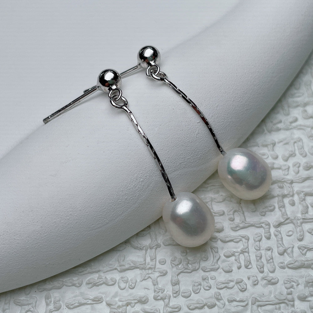 Chantal - French Freshwater Pearl Earrings