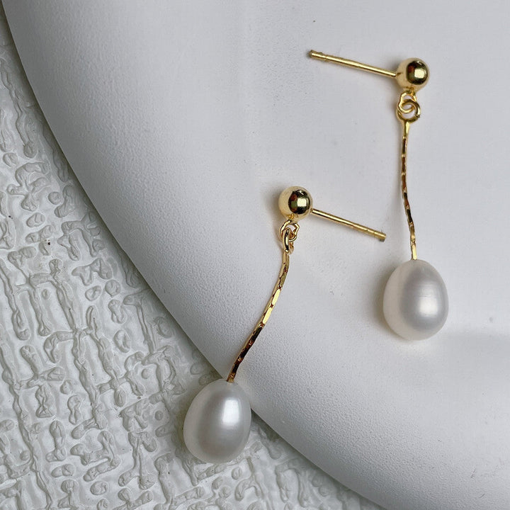 Anne - French Freshwater Pearl Earrings