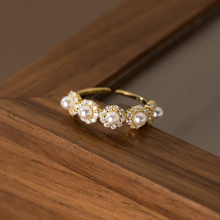 Abigail - Luxe Adjustable Zirconia Gilding Ring