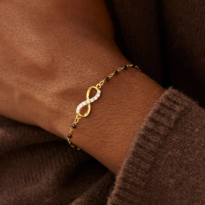 Elin - Infinite Diamond Gold Plated Bracelet