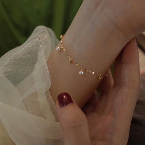 Rina - Freshwater Pearl Gold Ring