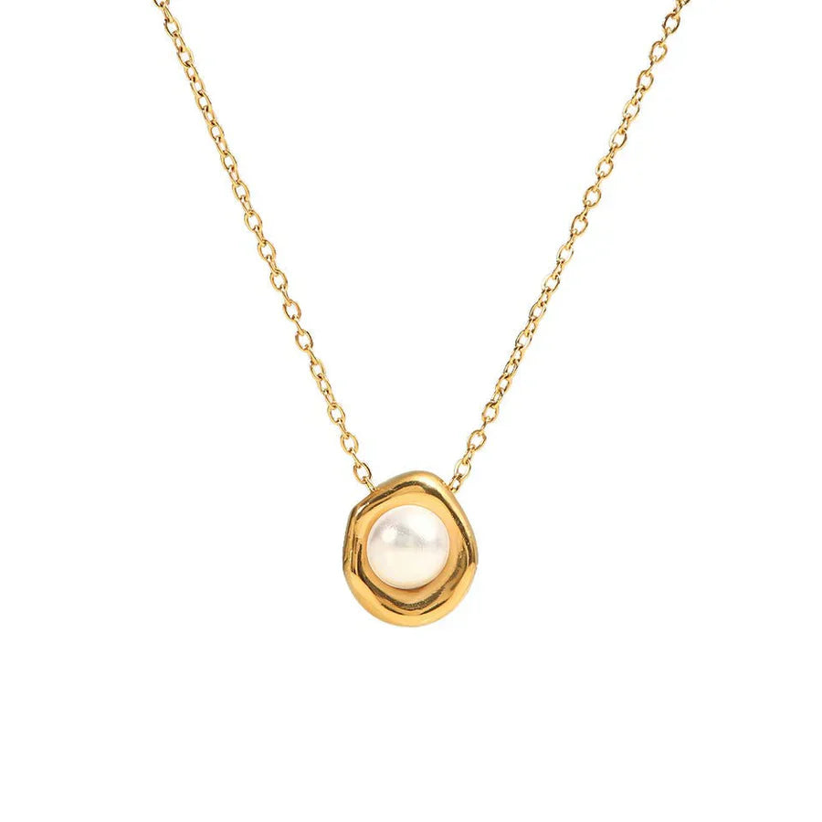 Trix - Gold-Plated Saltwater Pearl Necklace