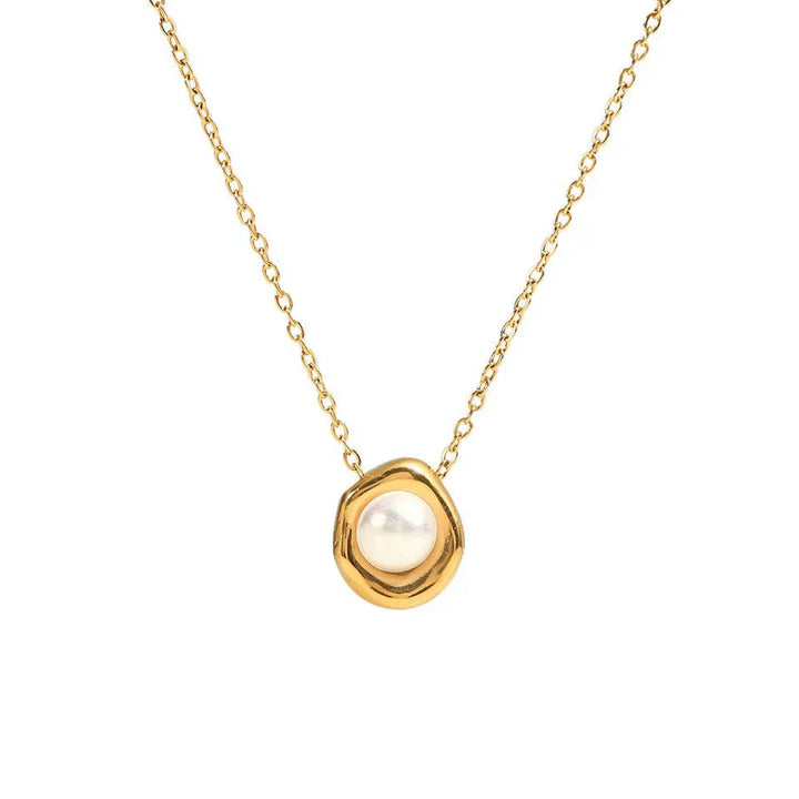 Trix - Gold-Plated Saltwater Pearl Necklace